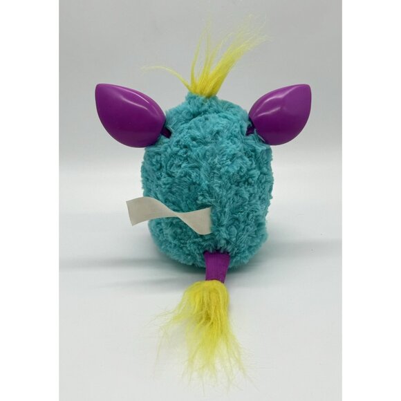HASBRO Teal Blue Purple Yellow FURBY Boom Tested & Working - Picture 3 of 7